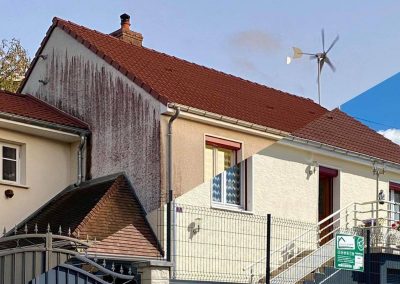 Traitement anti-algues rouges et embellissement de façade – Agence de Mulhouse